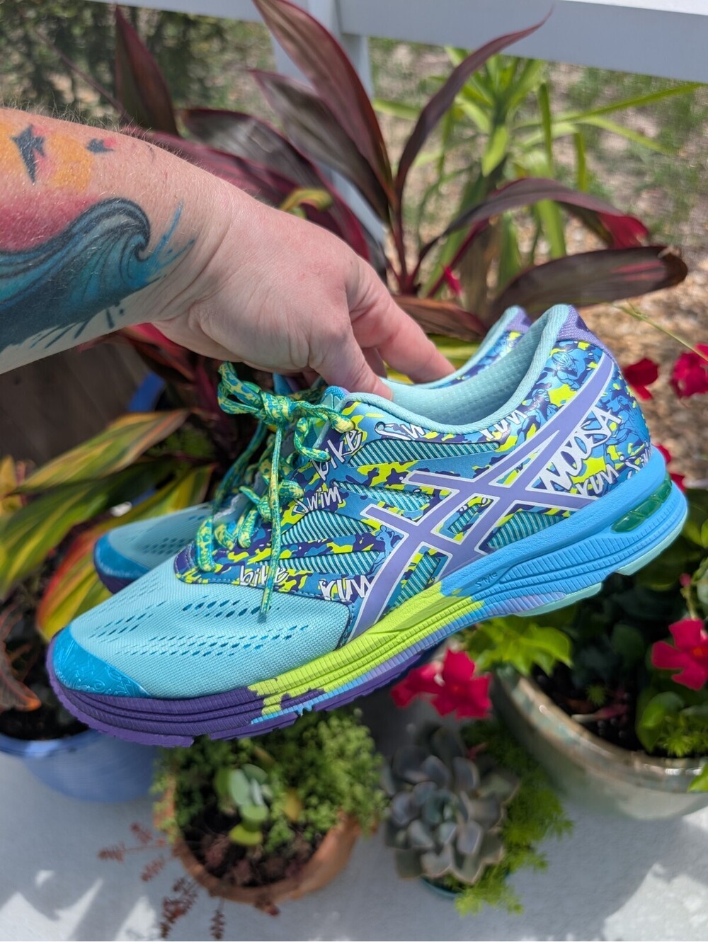 ASICS GEL-Noosa Tri 10 Women's Running Shoes Size 9.5 T580N Marathon Triathlon